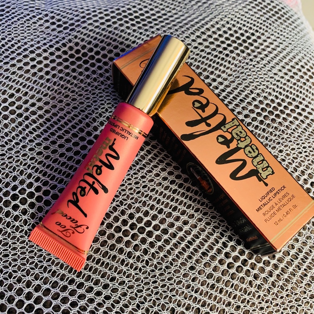 Lipglosss metalic pink and peach
